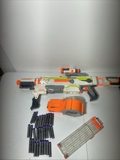 Nerf Modulus ECS-10 Bundle Tested w/ Attachments 25  18 Round Mags  Darts