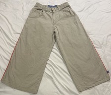 Vintage JNCO Scoops Mens 32x26 Khaki Baggy Wide Leg Skater Jeans Rare
