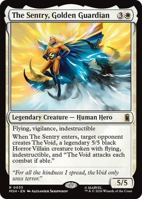 NM - The Sentry, Golden GuardianMSH - 35Marvel Super Heroes