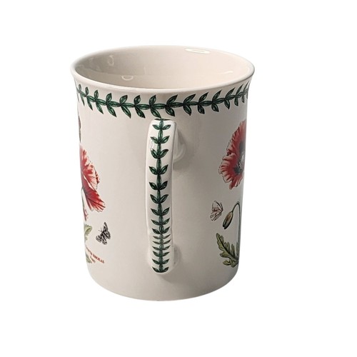 Portmeirion Botanic Garden Poppy Papaver Rhoeas Coffee Tea Cup Mug - Picture 2 of 7