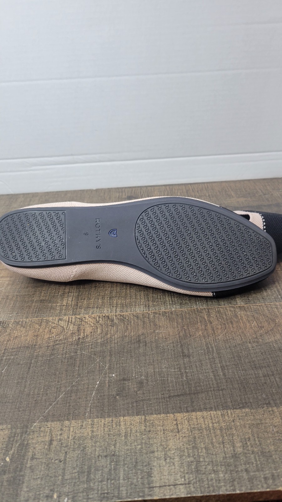 Rothy’s The Square In Tuxedo Size 9 Cream Black K… - image 8