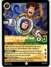 Woody Buzz Lightyear 28/204 Disney Lorcana Attack of the Vine NM