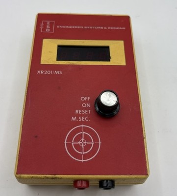 Engineered Systems & Designs ESD XR201/MS X-Ray Counter/Timer Read Desc