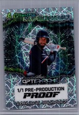 Emmanuel Rodriguez 2025 Leaf Optichrome Baseball 1/1 Pre Production Proof