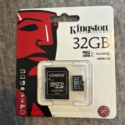 Kingston Canvas Select 32GB microSDHC Class 10 High Speed Card w/ SD Adapter