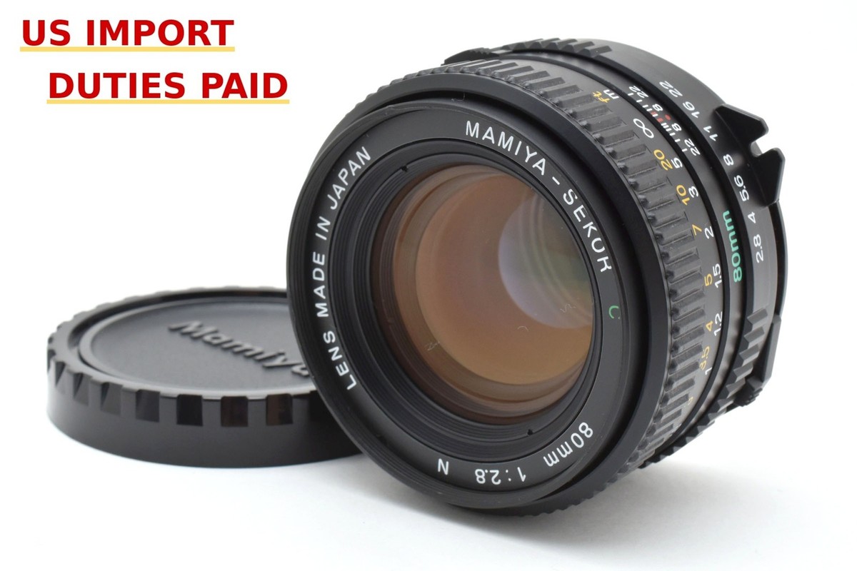 MINT] Mamiya Sekor C 80mm f2.8 N Standard MF Lens M645 1000S Super