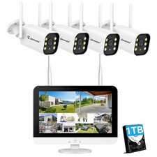 Wireless Security Camera System Smart Color Night Vision Outdoor WiFi Cameras