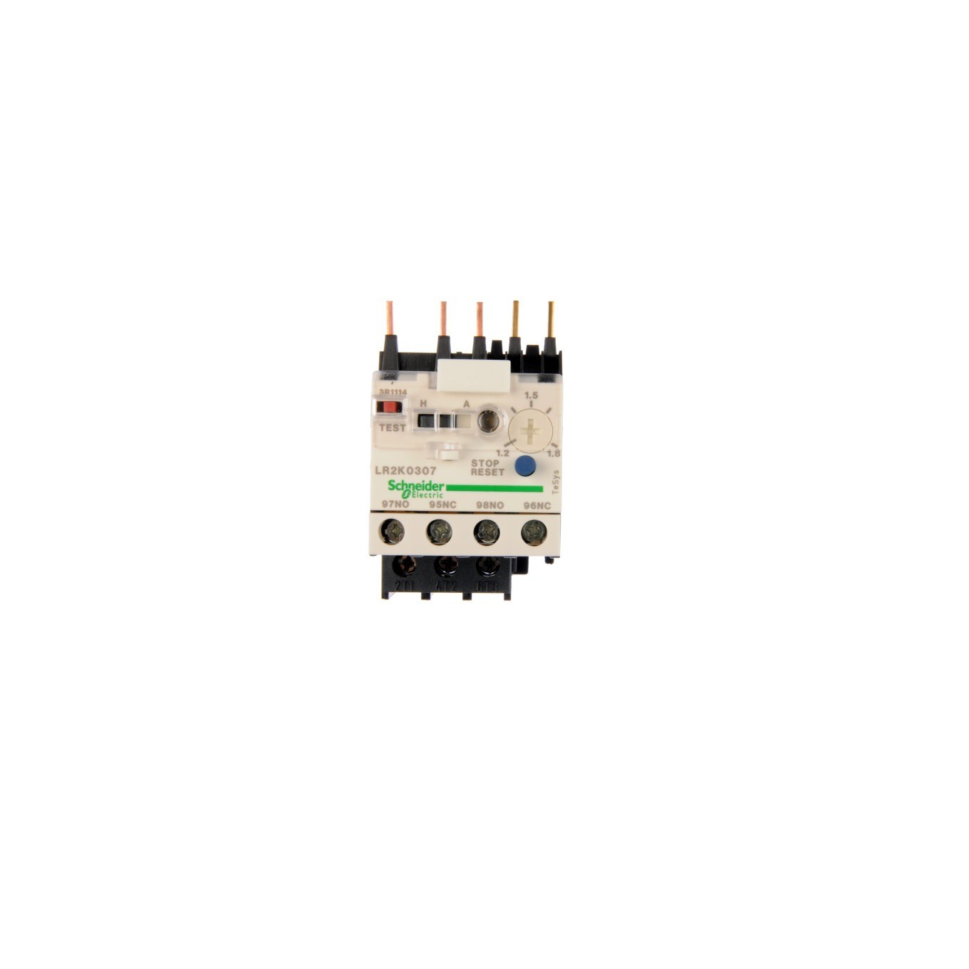 TeSys Thermal Relay 1.2-1.8A LR2K0307 TeSys