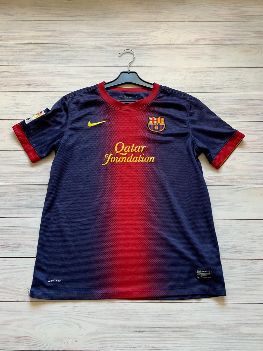 FC Barcelona 2012-2013 Home football shirt jersey Nike Size Boys
