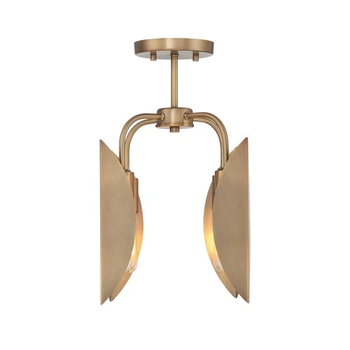 Designers Fountain D280M-SF Eden 4 Light 13"W Semi-flush Ceiling - Brass - Picture 3 of 5