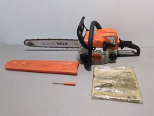 Stihl MS 180 Chainsaw 32cc 16" Bar Chain Sleeve 2 Stroke Gas Lightly Used(Video)