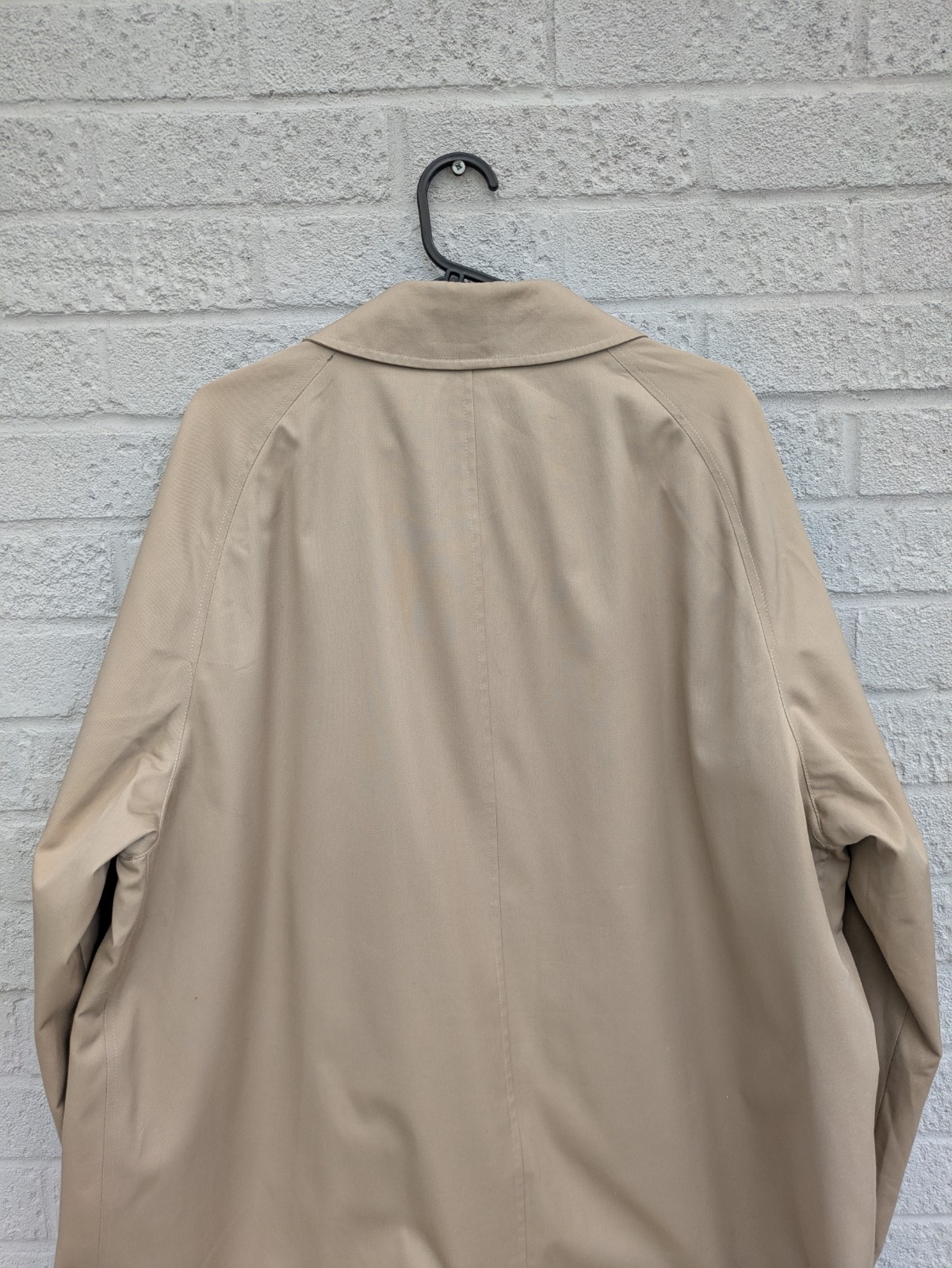 DAKS 46R Single Breasted Classic Trench Coat