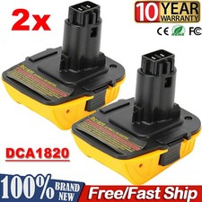 Pack 18V To 20V MAX DCA1820 Adapter Converter For DEWALT 20 Volt Li-ion Battery