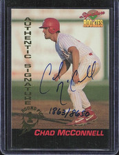 1994 Signature Rookies Baseball Autograph #39 Chad McConnell /8650 auto S
