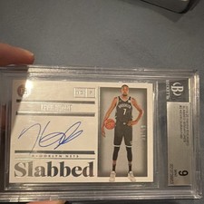Panini Encased Slabbed Signatures Kevin Durant Auto Serial # Beckett 9 Nets