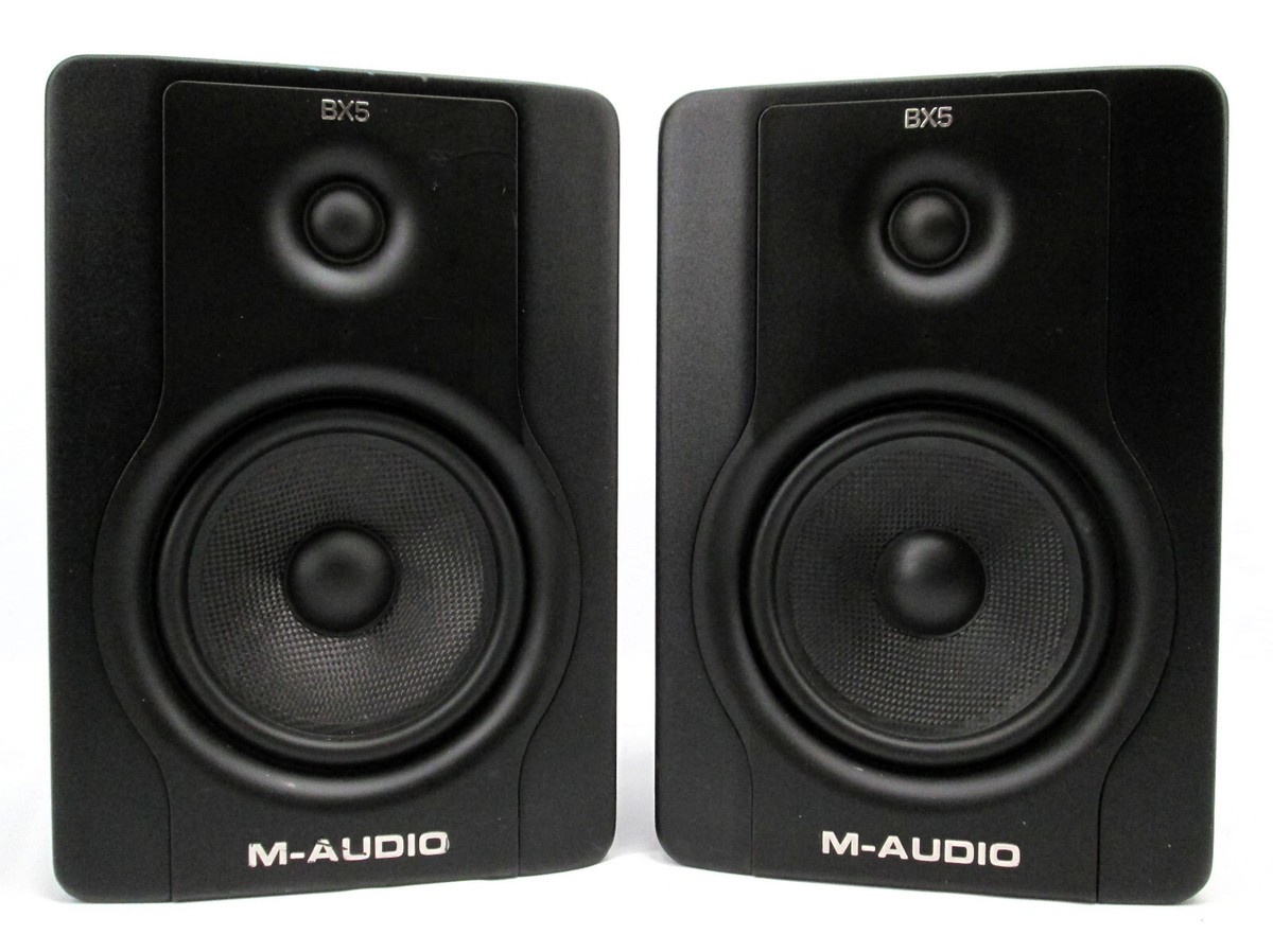 値下げ/送料込み　中古 M-AUDIO BX5 D2 PAIR of M-Audio BX5 D2 Active Powered Studio Monitors 2-Way