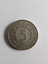 5 dm m&uuml;nze 1951 f