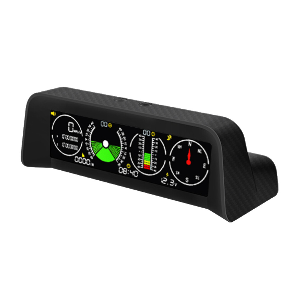 KAOLALI Auto HUD GPS Snelheidsmeter Universele KMH/MPH 2.2 Groot Lettertype Head Up Display met Zuignap Houder, Snelheidswaarschuwing, Kompas voor Alle Auto's