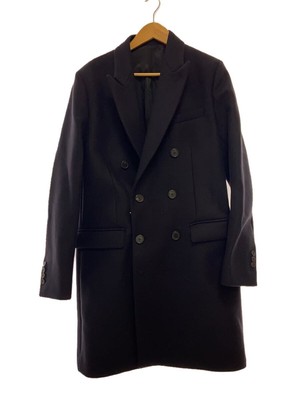 Ami Alexandre Mattiussi Chester Coat 38 Wool Gry Plain H17M102.210 