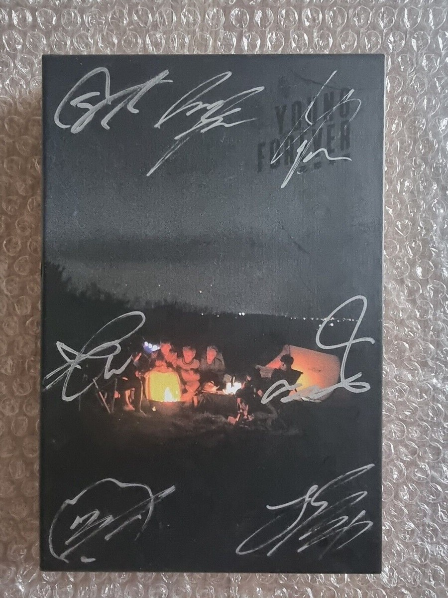 BTS BANGTAN BOYS Promo Young Forever Night Album Autographed Hand