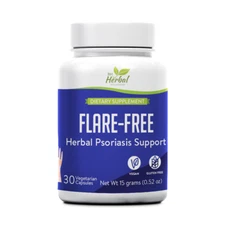 FlareFree Herbal Psoriasis Support - soothes skin and reduces inflammation
