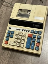 Sanyo 3420DP Calculator Works, Paper Feeder Needs Repair
