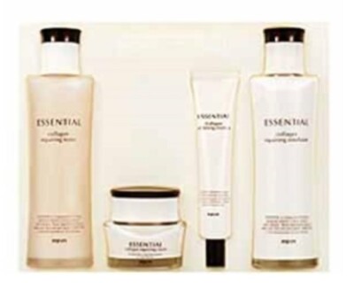 Essential Collagen Repairing Caviar Skin Care Set Anti Aging Wrinkle Elastic