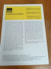 Hatz Garantieschein GELAUFEN Prospekt Traktor Schlepper brochure 15