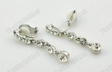 Orecchini Pendenti A Clip Con Sole – Argento Tibetano Fatti A Mano, Nuovo Con Etichette