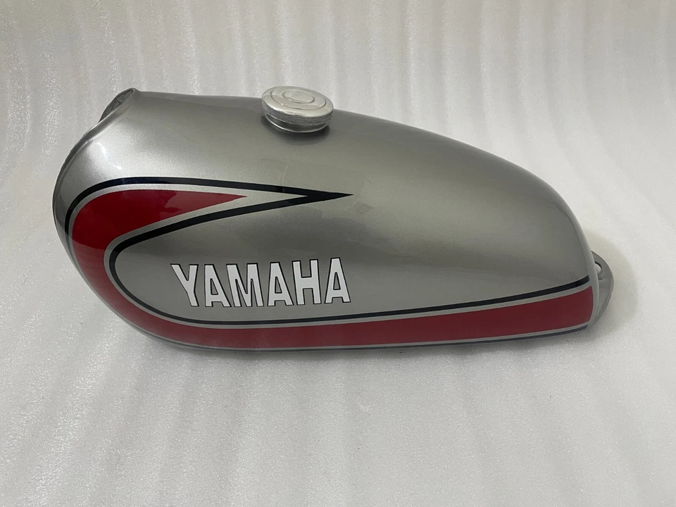 Yamaha MX250 MX 250 MX360 SC500 1973 1974 Gray Paint Steel Petrol Tank |Fit For - Изображение 4 из 4
