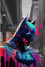 Batman Poster, Poster, Wall Art, Superhero, Comics, Gifts, Batman