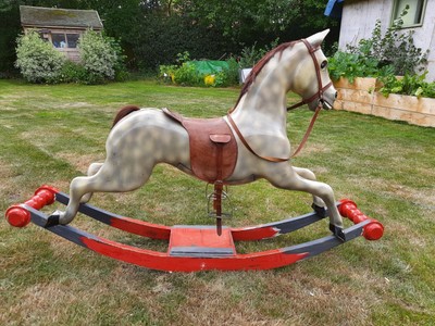 fiberglass rocking horse