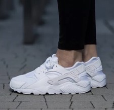 Nike Air Huarache Run Platinum White Kids Sneakers 654275-110- SZ 5 Y, 6 Y, 7 Y