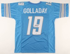 Kenny Golladay Signed Detroit Lions Jersey (Beckett COA) 2017 3rd Rd Pick W.R.