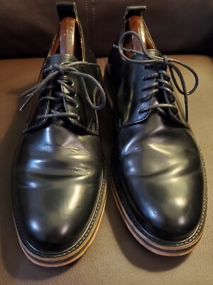 Ami Alexandre Mattiussi Black Leather Oxfords Size EU 41