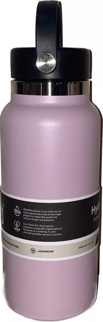 32oz Lilac Pastel Pink Purple NIB Hydro Flask Wide Mouth Water