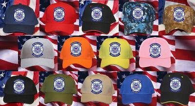 USCG LOGO HS HAT PATCH CAP SEMPER PARATUS USCG LOGO QUILT VETERAN WOW