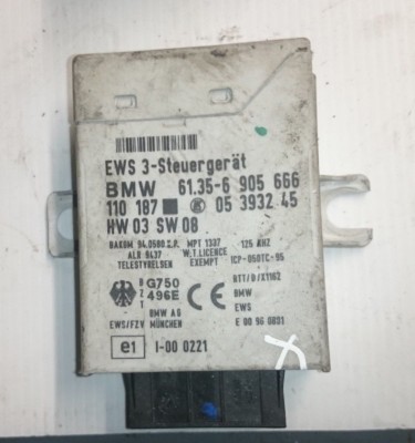 2001 - 2006 BMW X5 E53 EWS IMMOBILISER ECU MODULE 61.35-6 905 666 | eBay
