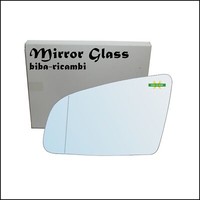 Glas RüCkspiegel Verchromt AsphäRisch Seite Sx-Guidatore FüR Audi A4 III Ab