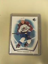 2021-22 Upper Deck SP Hockey BASE Blue Insert CALE MAKAR #100 Avalanche 