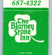 Matchbook Cover Blarney Stone Inn Restaurant Gastown Vancouver BC Canada MBC2G