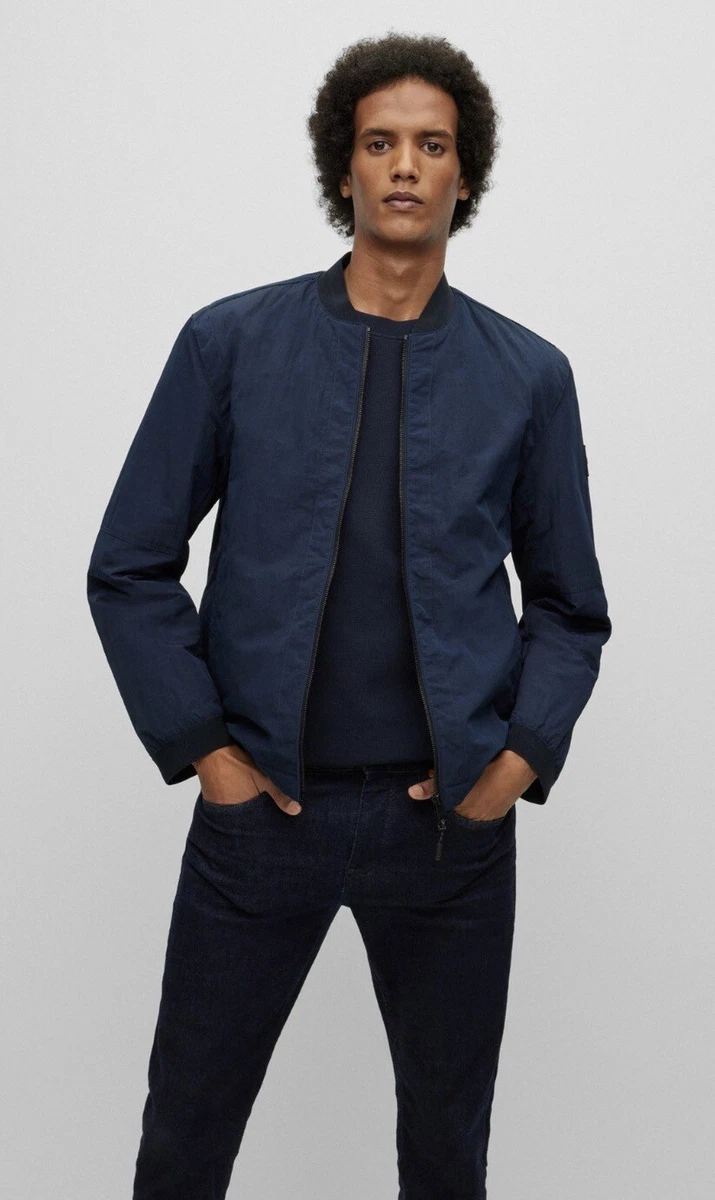 HUGO BOSS WATER REPELLENT JACKET WITH LOGO PATCH SIZE 38R M eBay