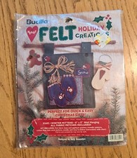 New Bucilla "Winter Mittens  Felt Kit Holiday Creations Christmas Handicraft