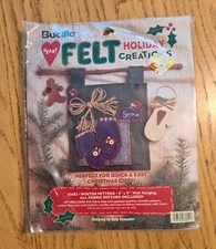 New Bucilla "Winter Mittens” Felt Kit Holiday Creations Christmas Handicraft