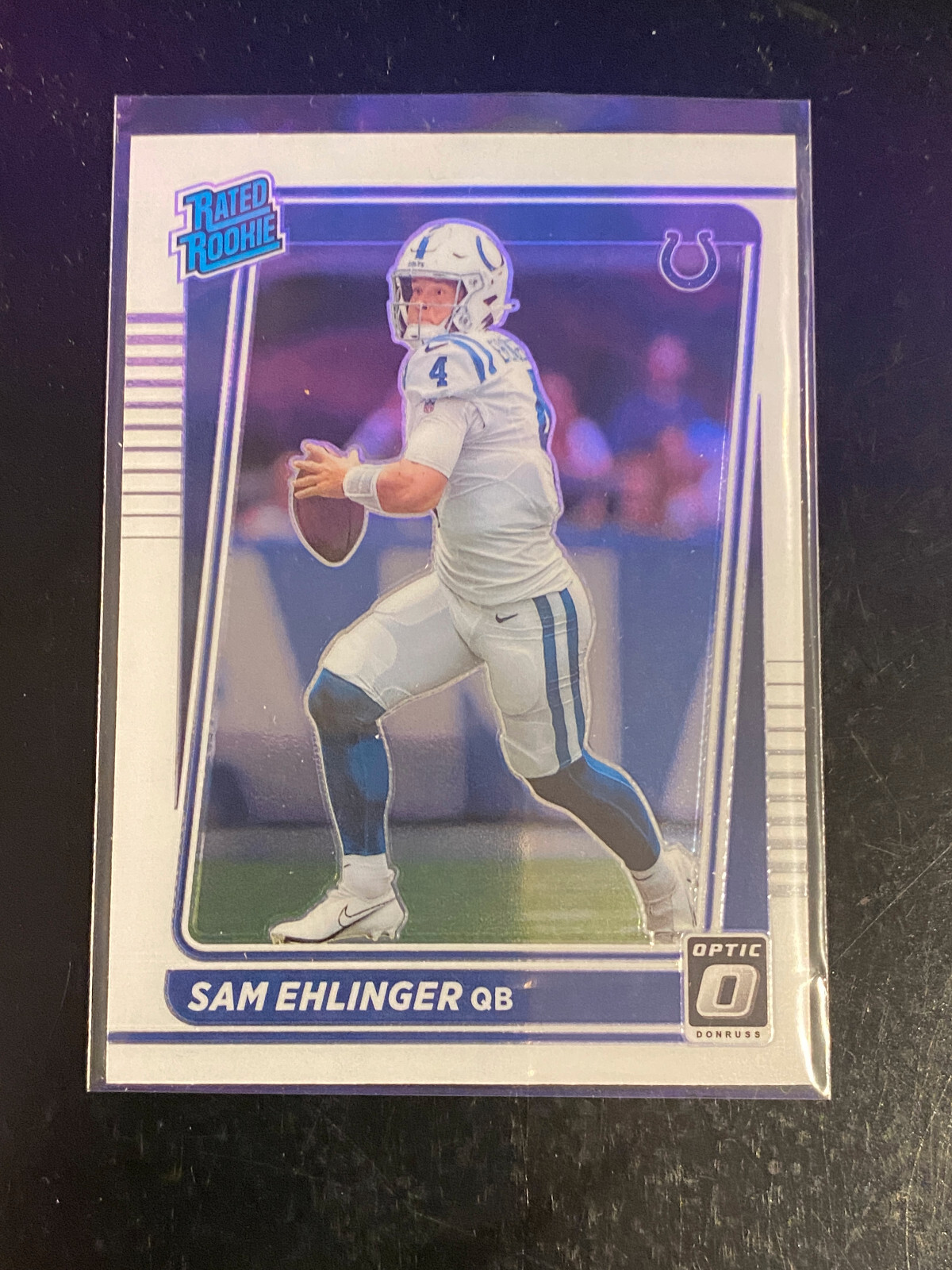 Sam Ehlinger 2021 Donruss Optic Rated Rookie Card 246 - Indianapolis Colts RC