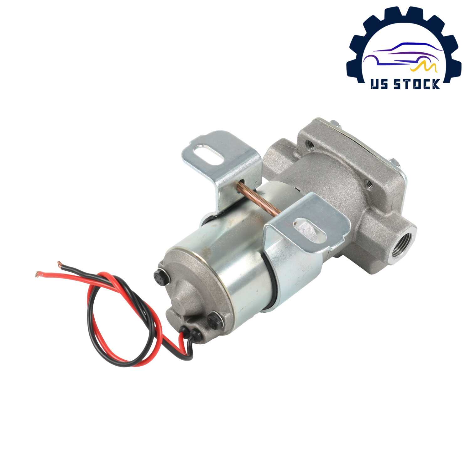 Electric Fuel Pump 97 GPH 7 PSI Universal Red Chrome For Holley Demon Carburetors