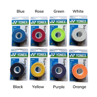 YONEX - チップデール 2 x Yonex AC108EX Super Grap Pure Synthetic Over Grip Tennis