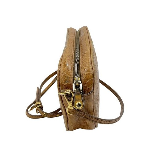 MIU MIU Schultertasche Crossbody Logo Leder braun echt JAPAN - Bild 5 von 19