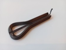 Tatar jaw harp kubyz - Big, black, professional quality. Keys: D2-D 2.