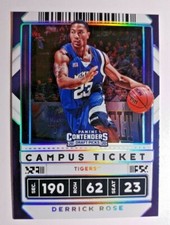2020-21 CONTENDERS DRAFT CAMPUS TICKET DERRICK ROSE